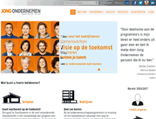 Tablet Screenshot of jongondernemen.nl